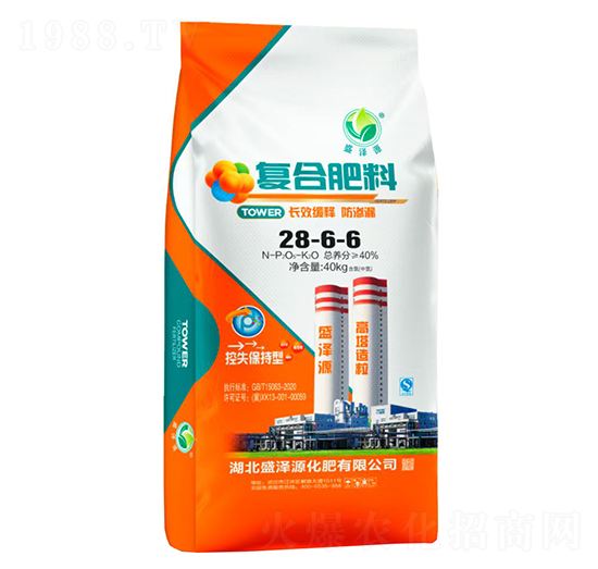 高塔造粒復(fù)合肥料28-6-6-盛澤源化肥