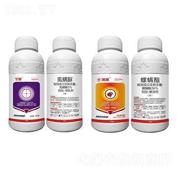 5%虱螨脲(含柑橘紅蜘蛛專用助劑)+34%螺螨酯-寧缺+滿屠-科利農(nóng)
